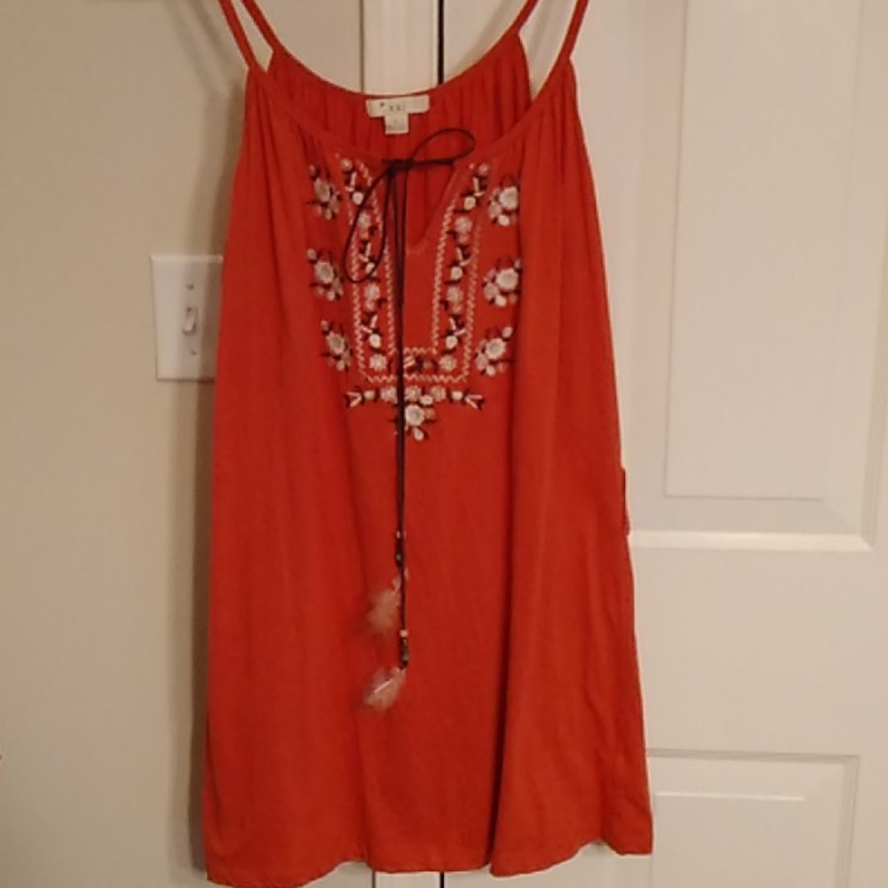 Forever 21 Embroidered Top